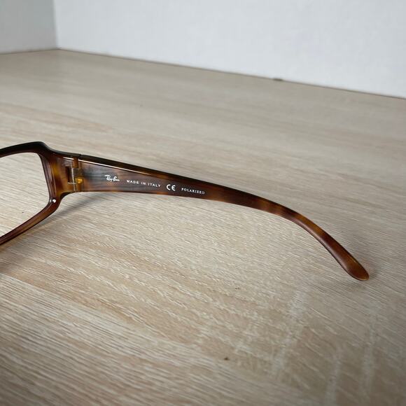 Ray-Ban RB4078 642/57 Sunglasses FRAMES ONLY Tortoise Shell Made in Italy - Picture 6 of 8